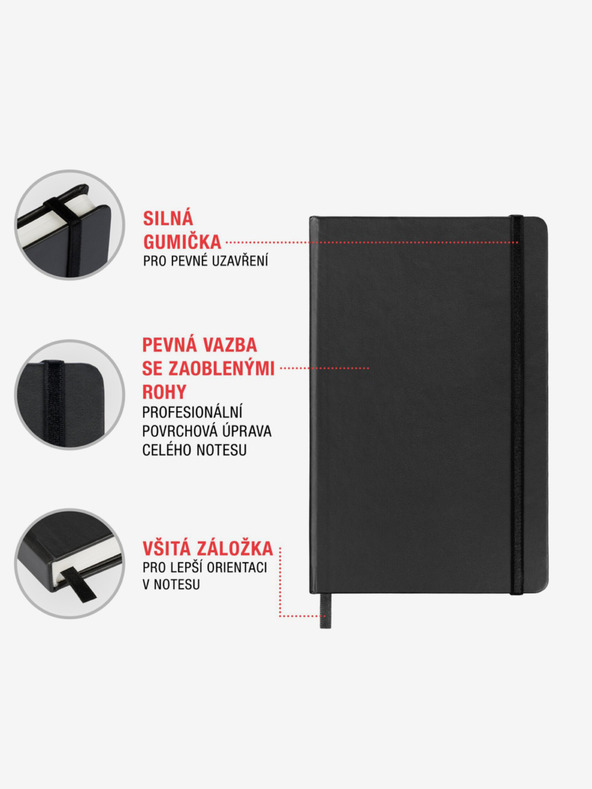 NOTIQUE NOTIQUE Notes Eissurfer, gefüttert, 13 x 21 cm