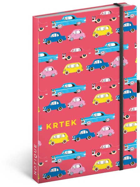 NOTIQUE NOTIQUE Notes Maulwurf Autos, liniert, 13 x 21 cm BAAGL