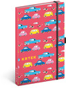 NOTIQUE NOTIQUE Notes Maulwurf Autos, liniert, 13 x 21 cm BAAGL