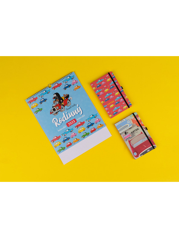 NOTIQUE NOTIQUE Notes Maulwurf Autos, liniert, 13 x 21 cm BAAGL