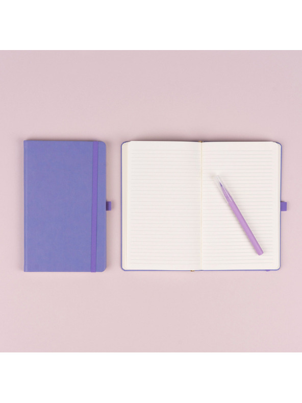 NOTIQUE NOTIQUE Notizen Lila, liniert, 13 x 21 cm