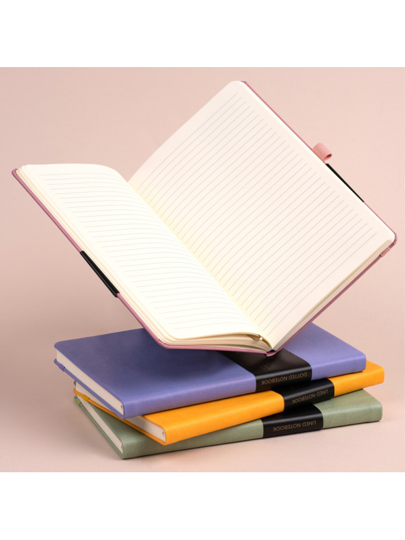 NOTIQUE NOTIQUE Notizen Lila, liniert, 13 x 21 cm