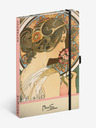 NOTIQUE NOTIQUE Notizbuch Alfons Mucha - Petrichor, gepunktet, 13 x 21 cm