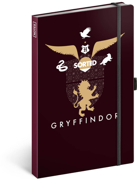 NOTIQUE NOTIQUE Notes Harry Potter - Gryffindor, gefüttert, 13 x 21 cm BAAGL