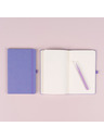 NOTIQUE NOTIQUE Notizen Lila, gepunktet, 13 x 21 cm