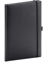 NOTIQUE NOTIQUE Notizen Balacron, schwarz, gefüttert, 15 x 21 cm