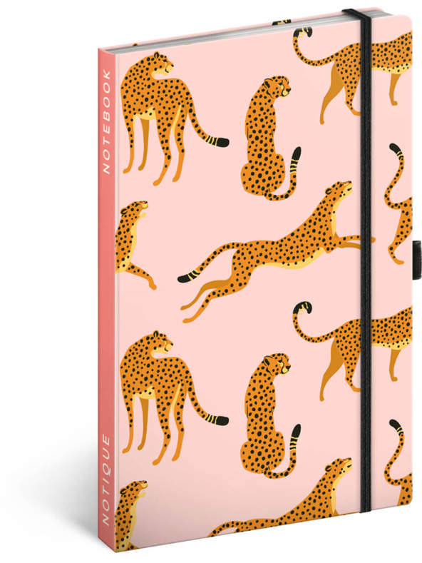 NOTIQUE NOTIQUE Notes Leoparden, gefüttert, 13 x 21 cm BAAGL