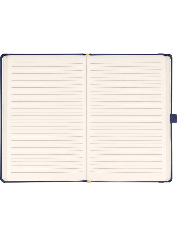NOTIQUE NOTIQUE Notizen Balacron, dunkelblau, gefüttert, 15 x 21 cm