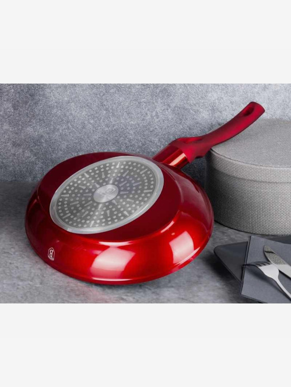 Berlingerhaus Fischpfanne mit Antihaftbeschichtung 35 cm Burgundy Edition BERLINGERHAUS