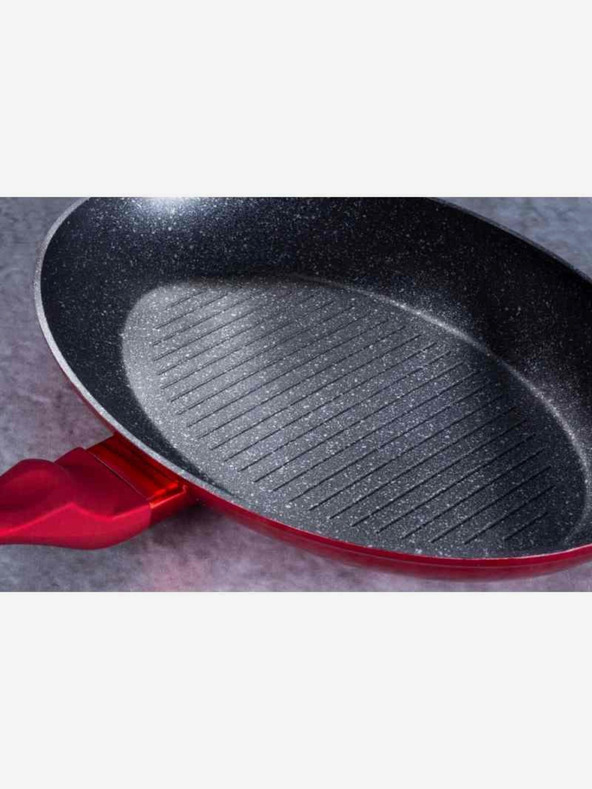 Berlingerhaus Fischpfanne mit Antihaftbeschichtung 35 cm Burgundy Edition BERLINGERHAUS