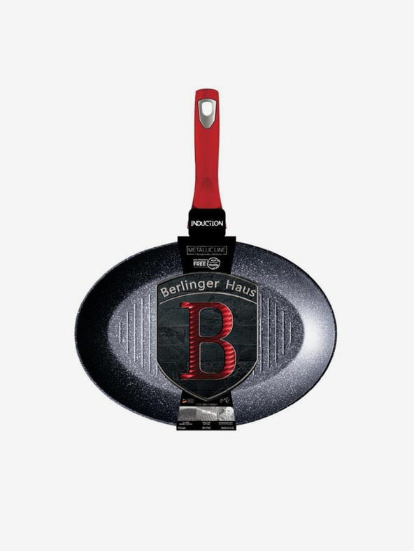 Berlingerhaus Fischpfanne mit Antihaftbeschichtung 35 cm Burgundy Edition BERLINGERHAUS