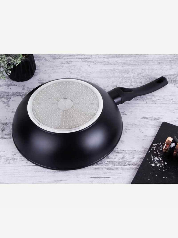 Berlingerhaus Wokpfanne mit Marmoroberfläche BERLINGERHAUS Black Rose Collection (28 cm)