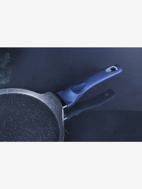 Berlingerhaus Pfannkuchenpfanne mit Marmoroberfläche 28 cm BERLINGERHAUS Metallic Line Aquamarine Edition