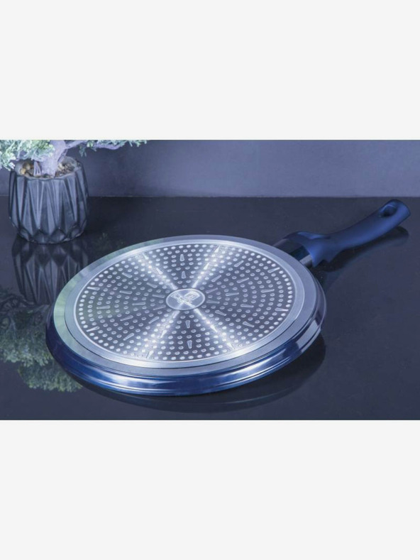 Berlingerhaus Pfannkuchenpfanne mit Marmoroberfläche 28 cm BERLINGERHAUS Metallic Line Aquamarine Edition