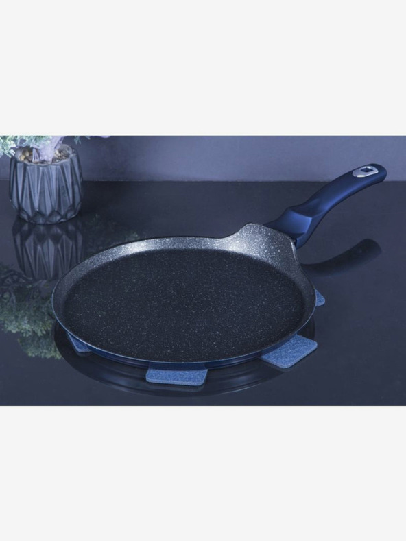 Berlingerhaus Pfannkuchenpfanne mit Marmoroberfläche 28 cm BERLINGERHAUS Metallic Line Aquamarine Edition