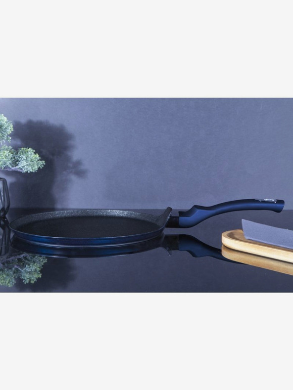 Berlingerhaus Pfannkuchenpfanne mit Marmoroberfläche 28 cm BERLINGERHAUS Metallic Line Aquamarine Edition