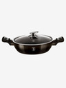 Berlingerhaus Tiefe Pfanne mit Deckel 28 cm Shiny Black Collection BERLINGERHAUS