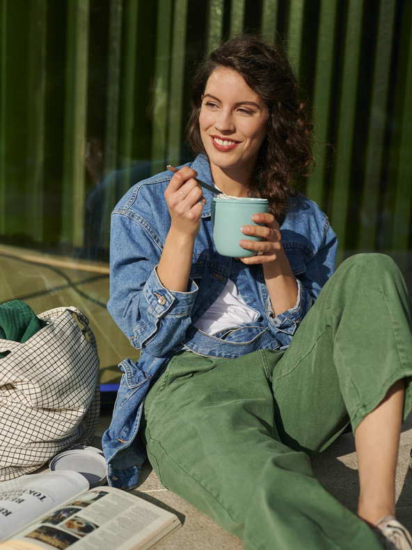 Mepal Schwarze Mepal Ellipse Mini-Lunchbox (300 + 120 ml)