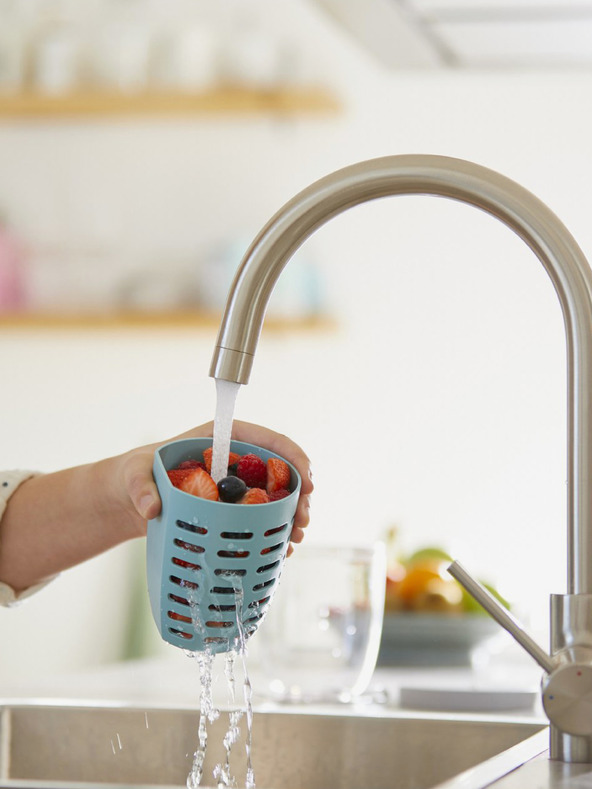 Mepal Pinke Snackbox mit Sieb Mepal Ellipse 600 ml