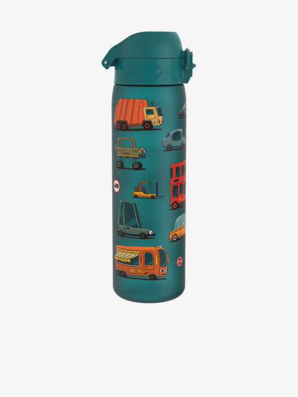 ION8 Petrolblaue gemusterte Flasche Ion8 Leak Proof Autos (500 ml)