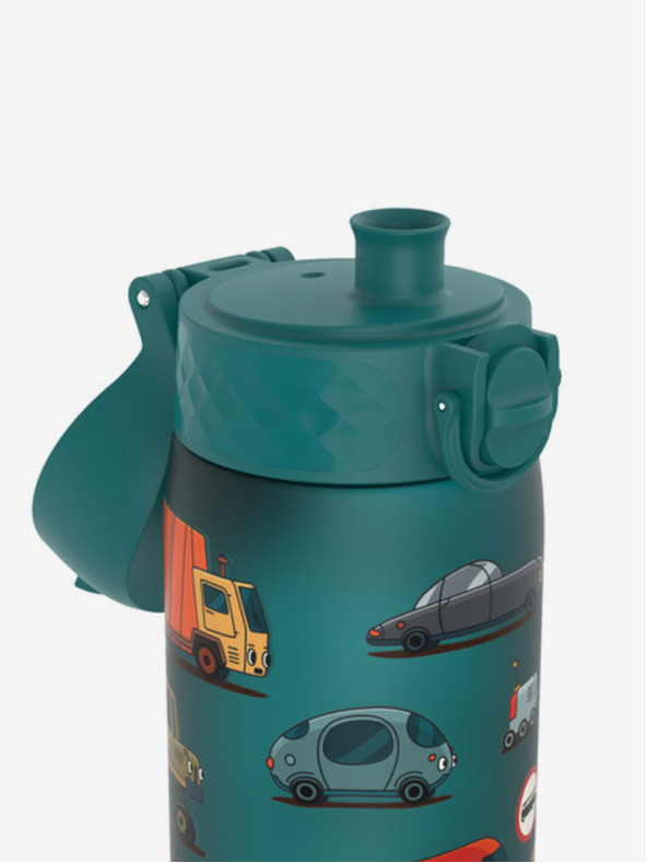 ION8 Petrolblaue gemusterte Flasche Ion8 Leak Proof Autos (500 ml)