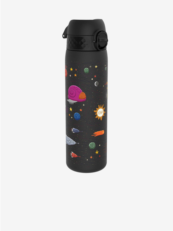 ION8 Schwarze gemusterte Flasche Ion8 Leak Proof Spaceships (500 ml)