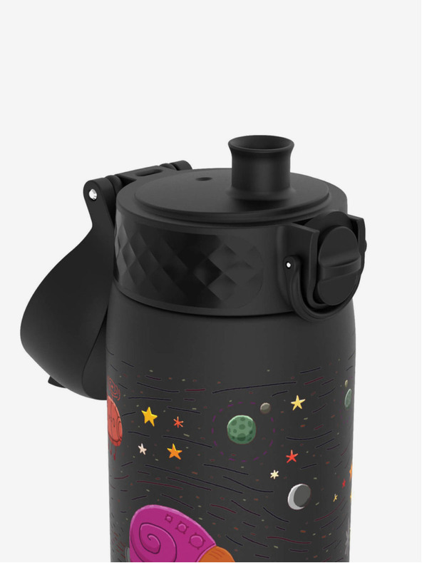 ION8 Schwarze gemusterte Flasche Ion8 Leak Proof Spaceships (500 ml)