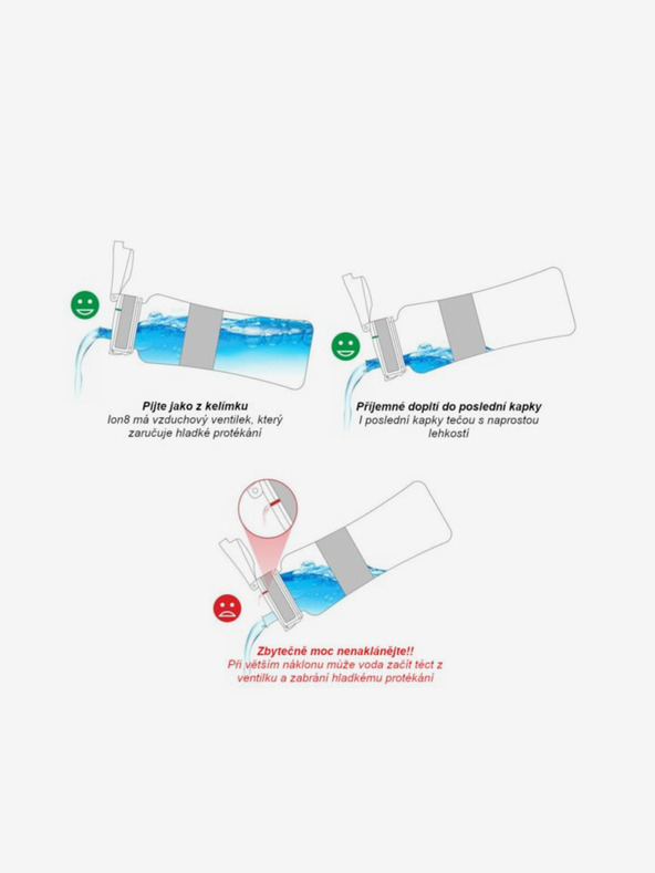 ION8 Gelbe und blaue Ion8 One Touch Kids Froschteichflasche (400 ml)