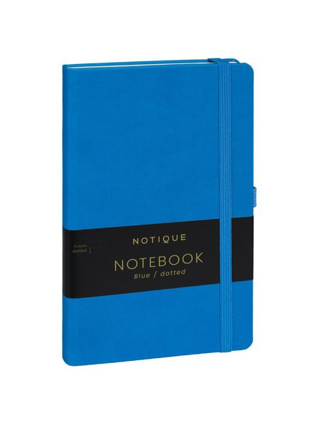 NOTIQUE NOTIQUE-Notizen Blau, gepunktet, 13 x 21 cm