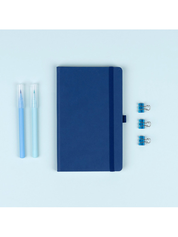 NOTIQUE NOTIQUE-Notizen Dunkelblau, liniert, 13 x 21 cm