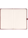 NOTIQUE NOTIQUE Notes Balacron, burgunderrot, gepunktet, 15 x 21 cm