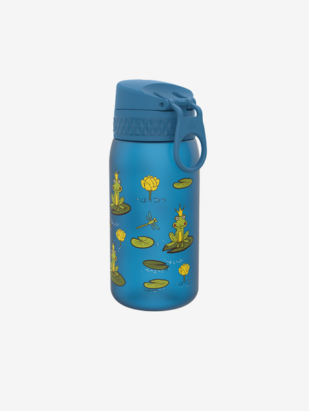 ION8 Blaue gemusterte Kinder-Flasche Ion8 Leak Proof Frog Pond (350 ml)