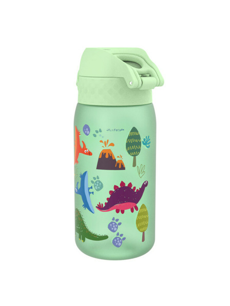 ION8 Ion8 Auslaufsichere Flasche BPA frei Dinosaurier Grün 350 ml