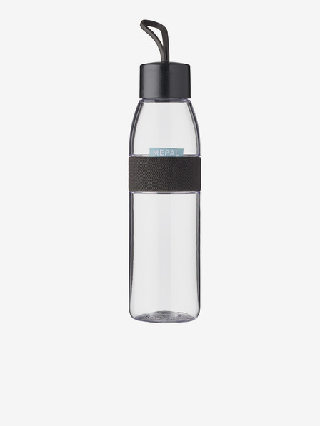 Mepal Transparent-schwarze Flasche Mepal Ellipse Nordic Black (500 ml)