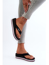 BIG STAR SHOES Damen-Keilsandalen Big Star Schwarz Größe: