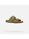 Geox Hellgrüne Damen-Pantoletten Geox Brionia R