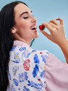 ZOOT.collab Rosa Damenhemd mit geblümtem Rücken aus der BESKY by ZOOT Kollektion