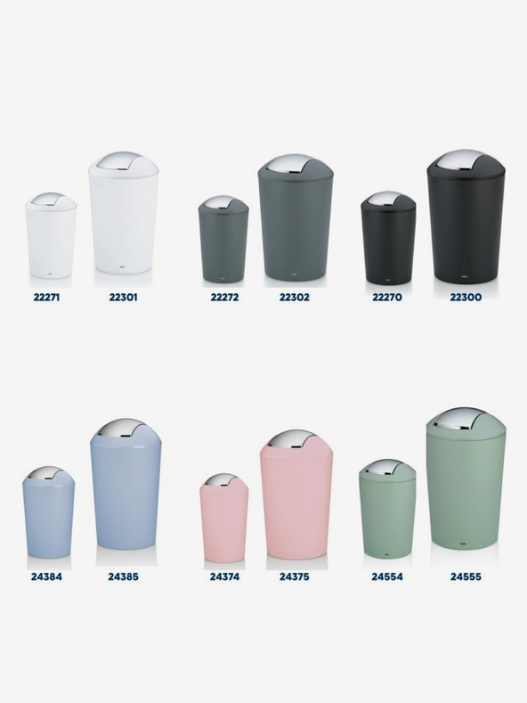 Kela Kosmetikeimer MARTA 1,7 l weiß KELA