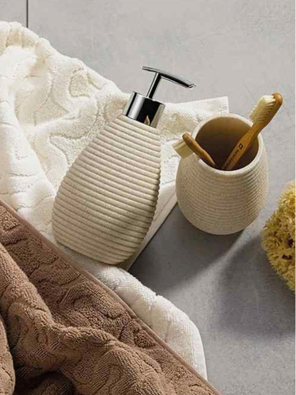 Kela Seifenschale MEDEA Kunststein beige KELA