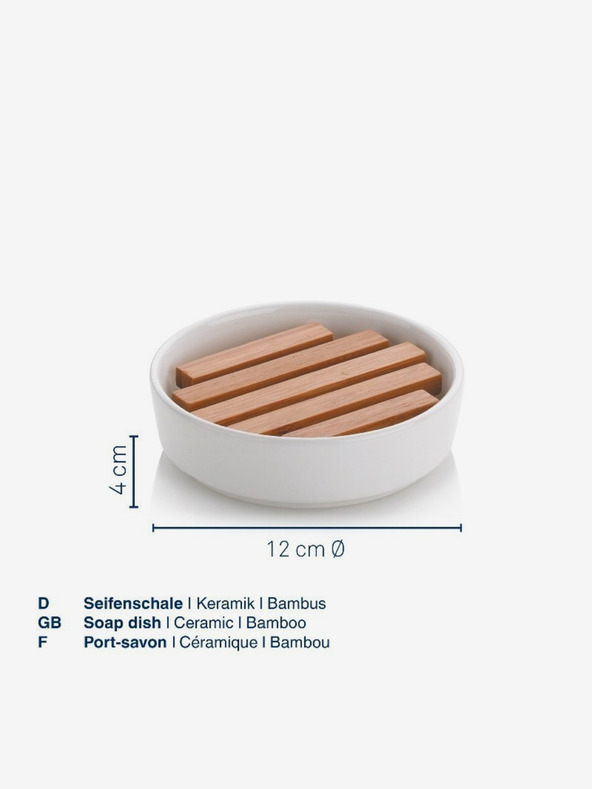 Kela Seifenschale NATURA mit Gitter KELA