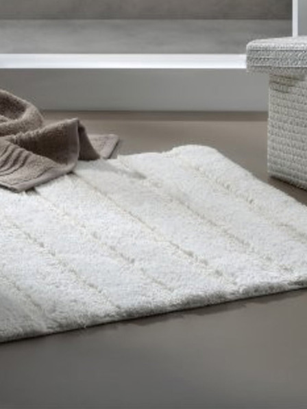 Kela Badteppich Megan 100% Baumwolle moosgrün 120,0x70,0x1,6cm KELA