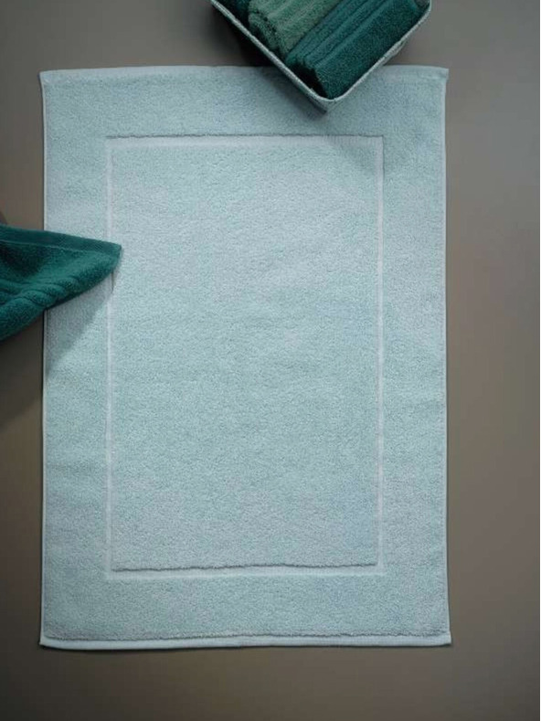 Kela Badteppich Ladessa 70x50 cm Baumwolle terra KELA