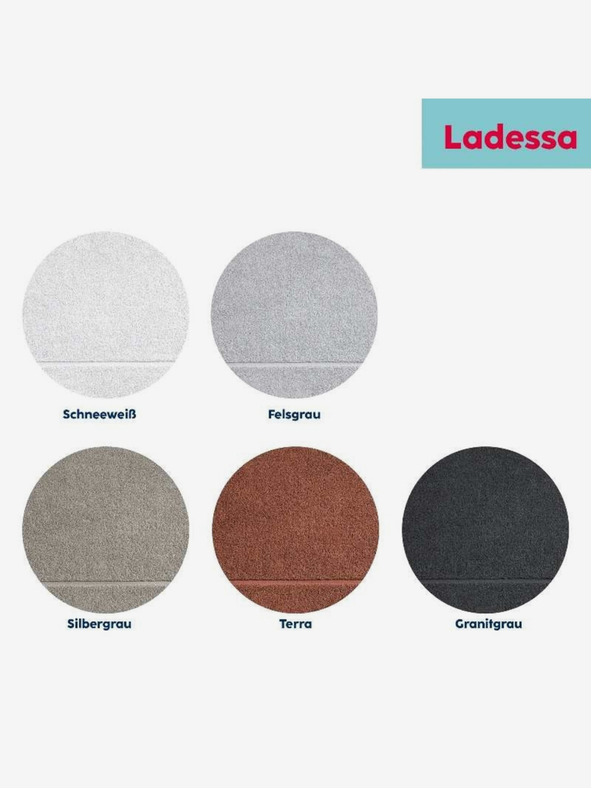 Kela Badteppich Ladessa 70x50 cm Baumwolle terra KELA