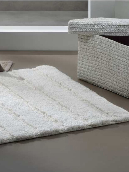 Kela Badteppich Megan 80x50 cm Baumwolle terra KELA