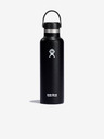 Hydro Flask Schwarzer Hydro Flask Standard Mouth Flex Cap aus Edelstahl (621 ml)
