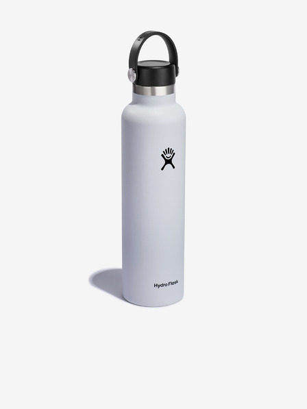 Hydro Flask Weiße Edelstahl-Thermoflasche Hydro Flask Standard Mouth Flex (709 ml)