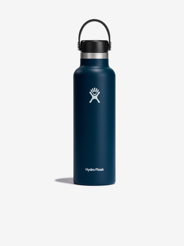 Hydro Flask Dunkelblau Edelstahl-Thermoflasche Hydro Flask Standard Mouth Flex Cap (621 ml)