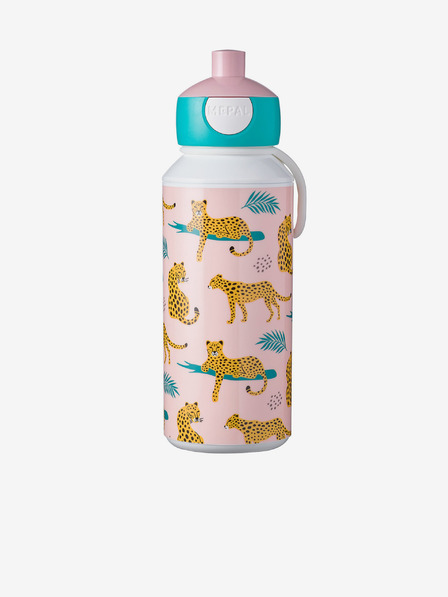 Mepal Türkis-Rosa Kinder Trinkflasche Mepal Campus Leopard 400 ml
