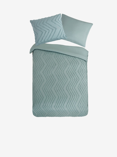 Pure Green Patterned Bedding Pure 140 x 220 cm