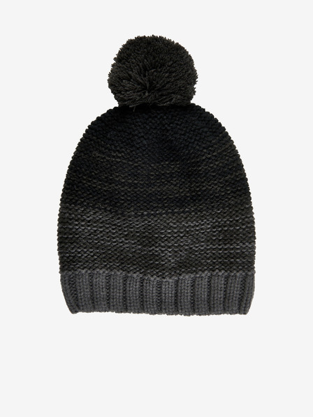 Color Kids Dunkelgraue Mädchen Wintermütze mit Bommel Color Kids